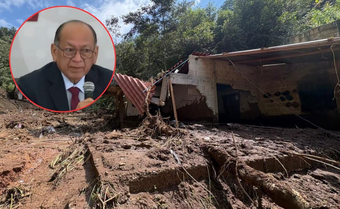 El secretario de Gobernación estatal hizo la declaratoria oficial de desastre en Puebla | Foto: Gobierno del Estado/Especial