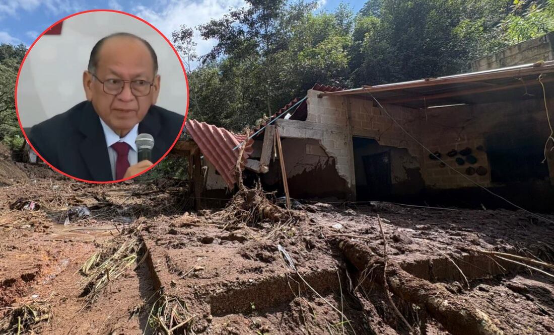 El secretario de Gobernación estatal hizo la declaratoria oficial de desastre en Puebla | Foto: Gobierno del Estado/Especial