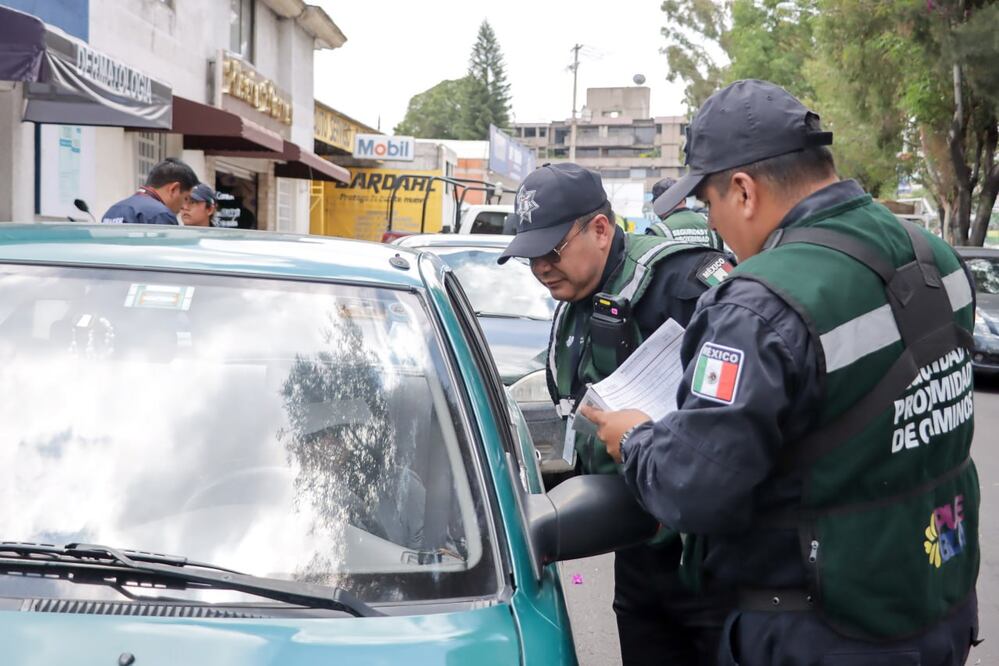 Los policías ambientales son los únicos autorizados para efectuar operativos de revisión respecto a la verificación vehicular en Puebla | Es Imagen para El Universal Puebla