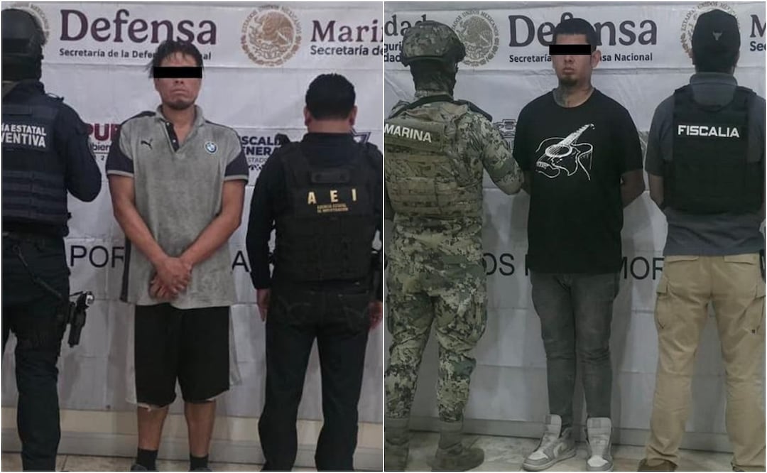Jesús Antonio N., y Andrés N., alias “El Güero”, presuntamente habrían realizado las detonaciones con armas de fuego | Foto: SSP