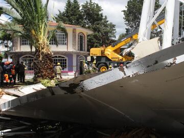 Dice Norma Layón que colaborará con la Fiscalía por desplome de tanque elevado