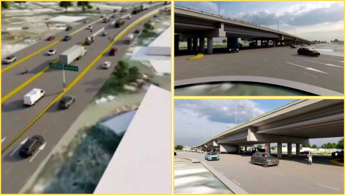 Las obras del distribuidor vial de la Central de Abasto avanzan | Foto: Gobierno del Estado