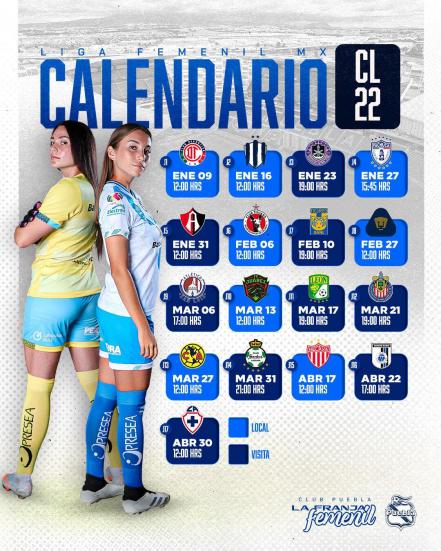 Club Puebla Femenil busca una mediocampista