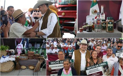 Alejandro Armenta entrega tractores, fertilizantes y becas en Cholula