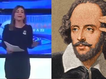  VIDEO. Presentadora se equivoca e informa la "reciente" muerte del escritor William Shakespeare