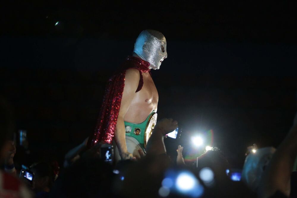 En octubre del 2015, el Hijo del Santo luchó en Puebla | Foto: EsImagen