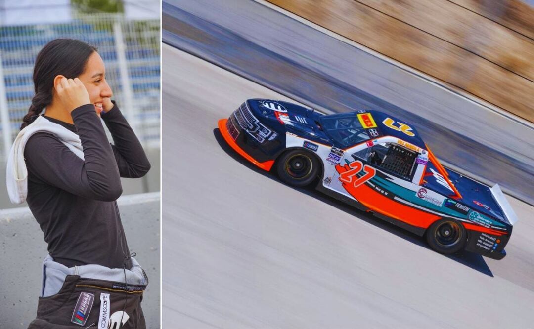 La piloto  Vale Aranda tiene solo 23 años y será la única mujer en competir en la categoría Trucks de la NASCAR | Foto: Vale Aranda