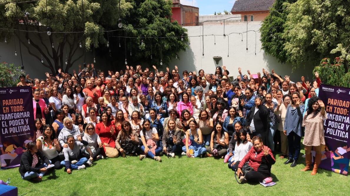 El taller “Paridad en todo: Transformar el poder y la política” se impartió en San Pedro Cholula | Foto: Especial