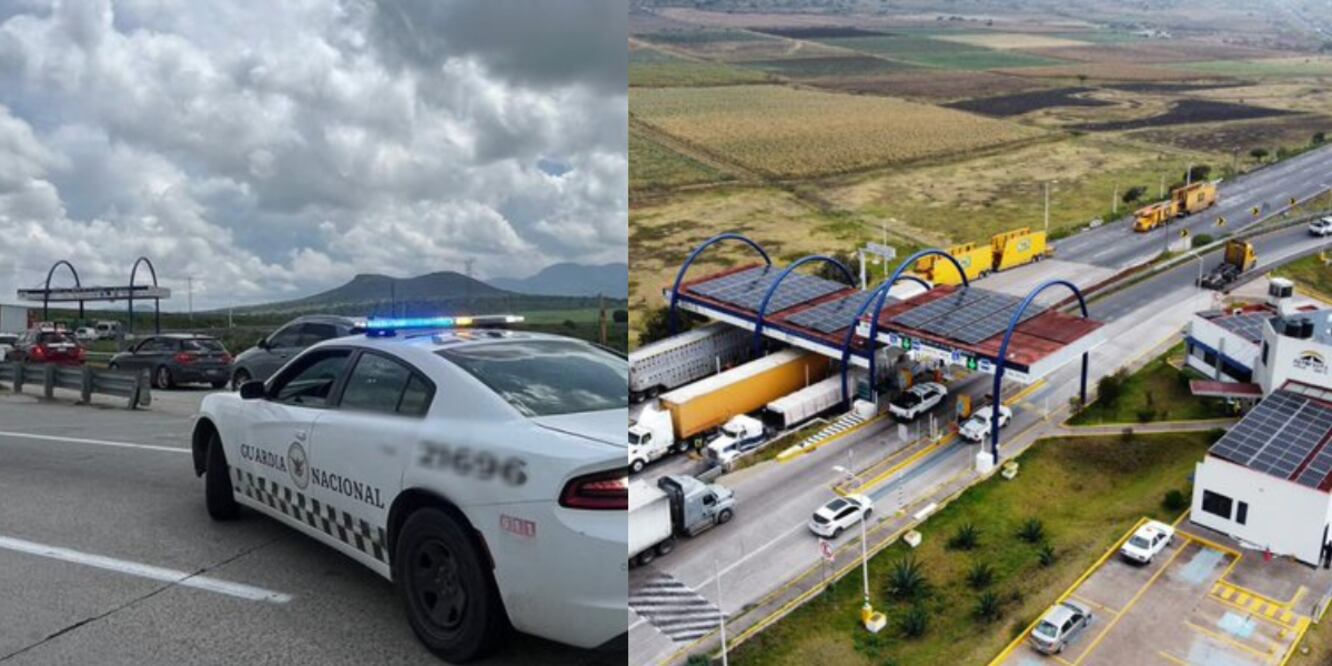 Bloqueo en el Arco Norte / Foto Redes Sociales Arco Norte Guardia Nacional Carreteras