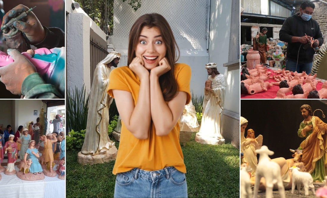 Amozoc y Tepeaca, dos sitios para comprar nacimientos de Navidad I Foto: El Universal Puebla