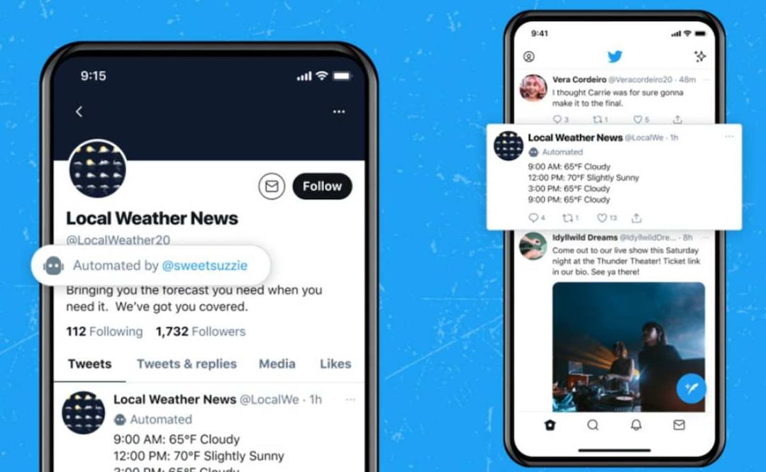 Twitter añade etiquetas para distinguir los "bots buenos"