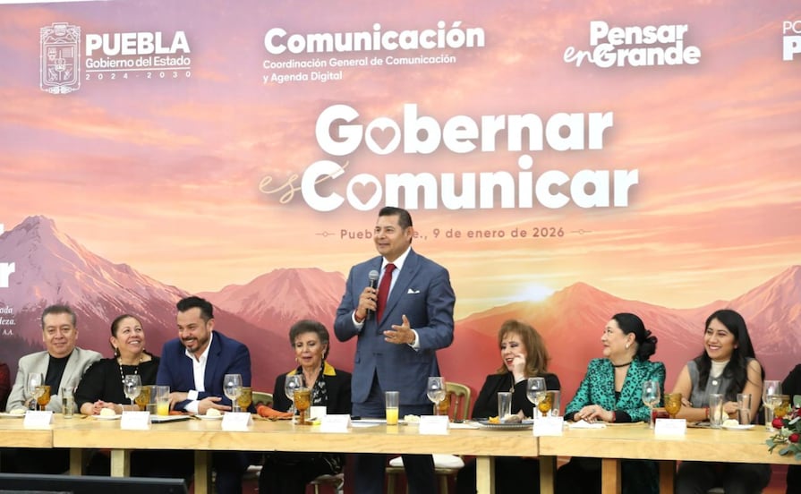 Gobierno de Puebla refrenda alianza con medios de comunicación