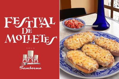 ¿Cuánto vas a gastar en el Festival del Mollete Sanborns? Estos son los precios