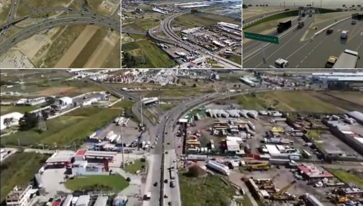 El distribuidor vial Puebla-Tlaxcala inició su construcción el pasado 14 de octubre | Foto: Captura de video Gobierno de Puebla