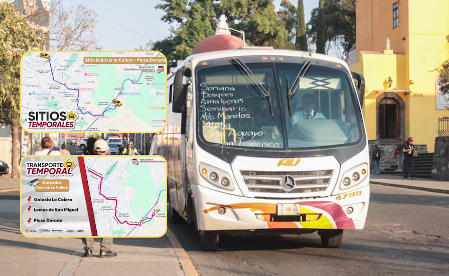 Ponen en marcha dos nuevas rutas de transporte público temporal en Plaza Dorada