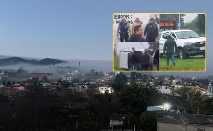 Pobladores golpean a 3 ministeriales y vuelcan patrulla durante operativo en Zacapoaxtla