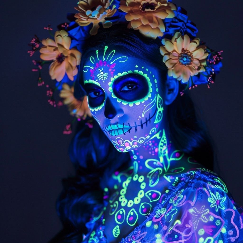 Catrina neón | Foto: Pinterest