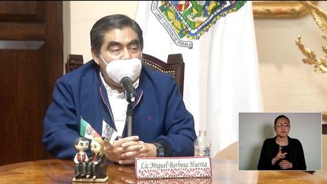 Descarta Barbosa regreso a clases presenciales en Puebla