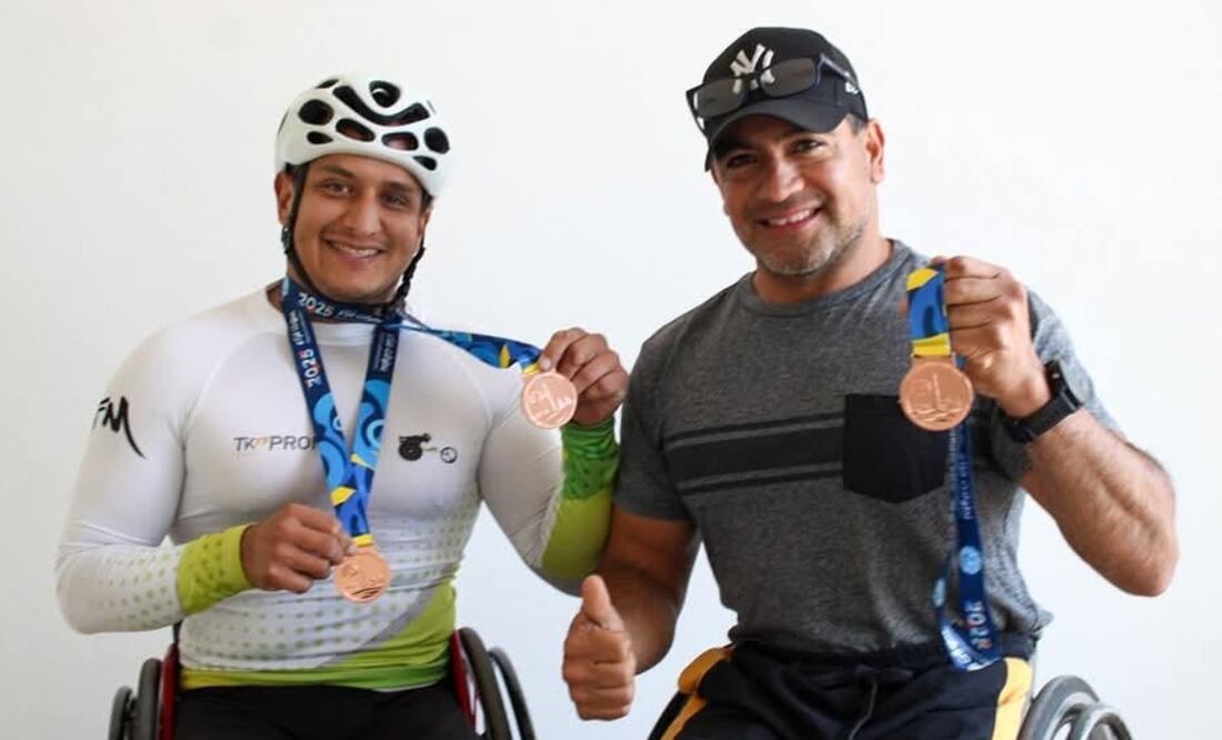 Poblanos conquistan el Maratón de la CDMX en Silla de Ruedas | Foto: Gobierno del Estado.