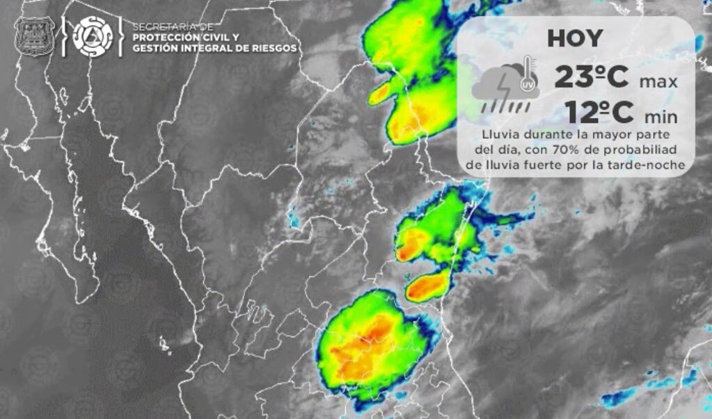 Pronóstico de clima para Puebla, 16 de mayo 2021