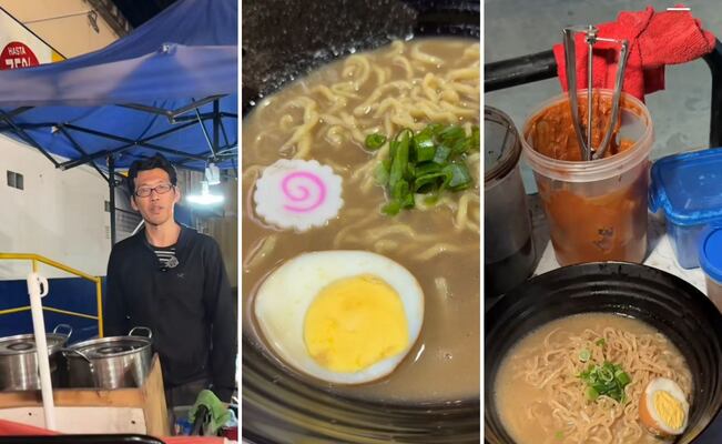 El único triciclo callejero de ramen en todo México está en Puebla: precio y ubicación