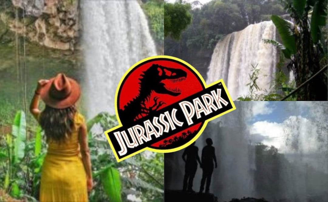 Estas cascadas en Puebla parecen set de la película Jurassic Park I Foto: Centro Ecoturístico Plan del Guinea/1000marcas