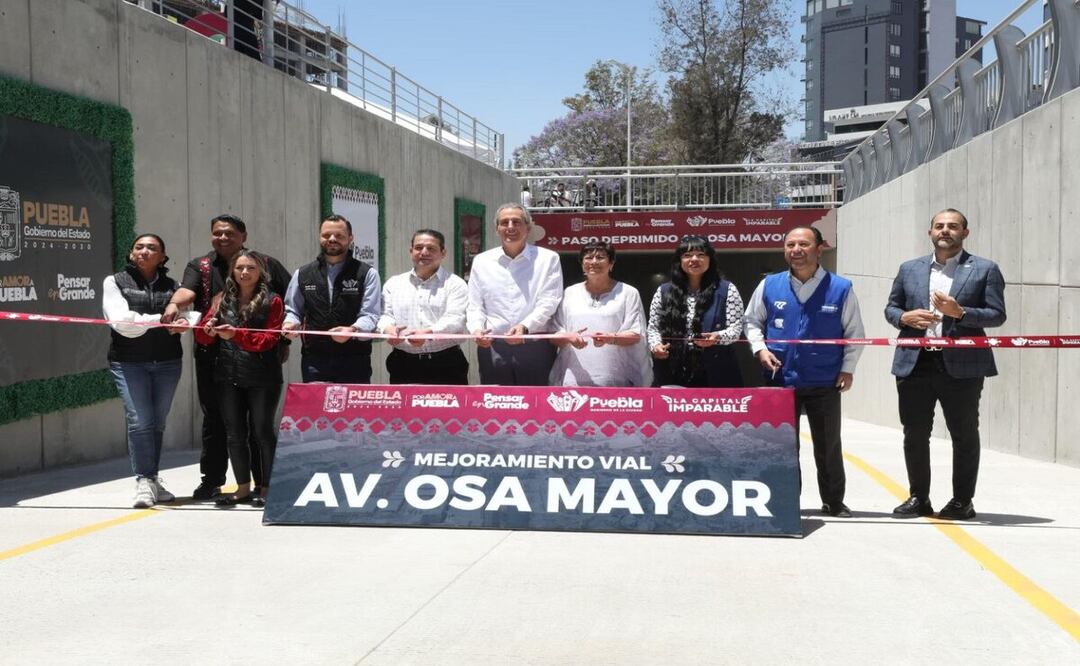 Pepe Chedraui supervisa obras en avenida Osa Mayor | Fotos Ayuntamiento de Puebla