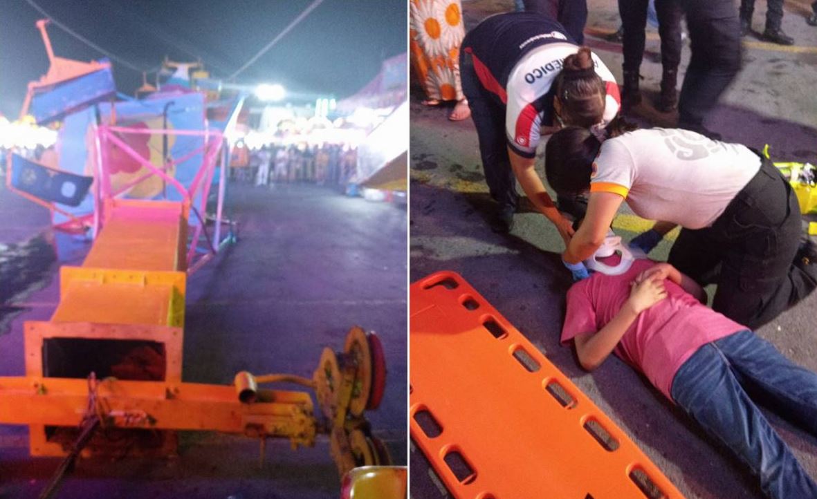 Así era "El Teleférico", juego mecánico que se desplomó en la  “Expo Guadalupe”