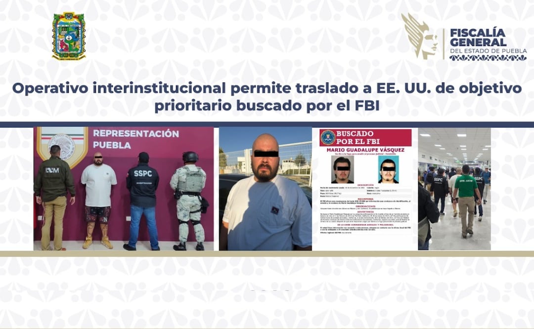 Operativo interinstitucional permite traslado a EE. UU. de objetivo prioritario buscado por el FBI