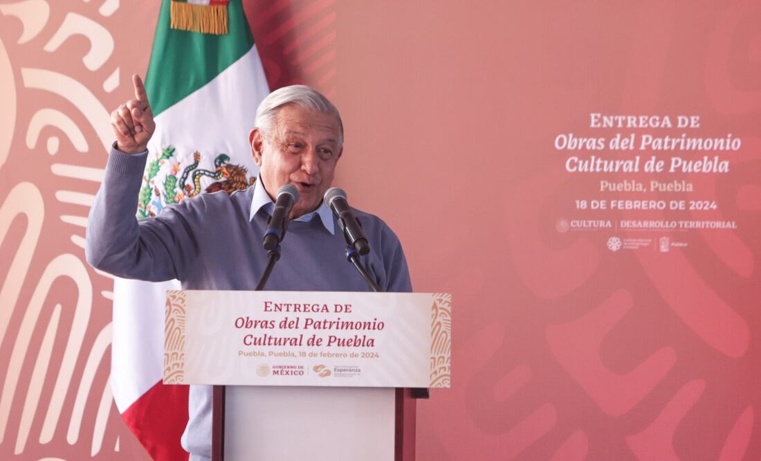 AMLO elogió el trabajo hecho por el gobernador Sergio Salomón | Foto: EsImagen