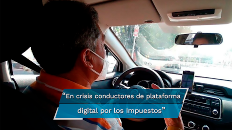 Impuestos y condiciones de trabajo golpean a conductores de plataformas digitales