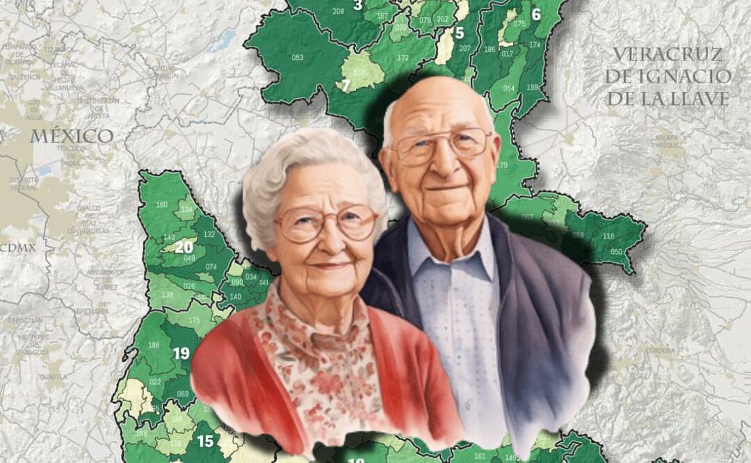 Qué municipios de Puebla están envejeciendo más I Foto: Coespo/Canva