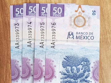 ¿Cuánto vale el billete de 50 pesos del ajolote en 2024?