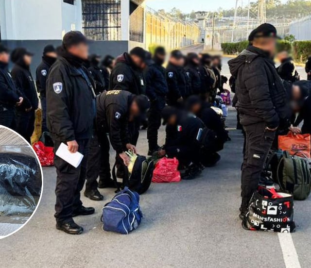 Detienen a custodios que querían introducir objetos prohibidos en los penales de Puebla y Tepexi