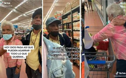 Viral: Tiktoker surte despensa de pareja de abuelitos necesitados