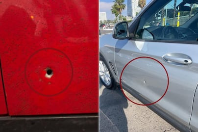 Reportan autos con impactos de bala en Vía Atlixcáyotl