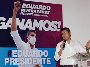 Lalo Rivera confirma ventaja, es virtual alcalde de Puebla