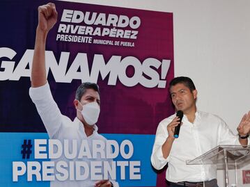 Lalo Rivera confirma ventaja, es virtual alcalde de Puebla