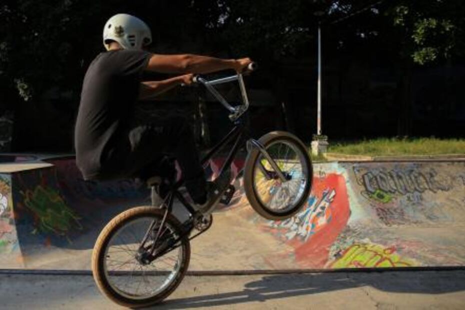 El Champy practica ciclismo BMX desde hace 18 años
