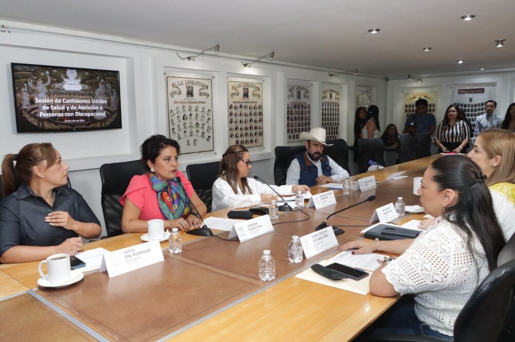 En comisiones se avaló el proyecto de dictamen de la Ley de Salud Mental y Adicciones | Foto :Congreso del Estado de Puebla