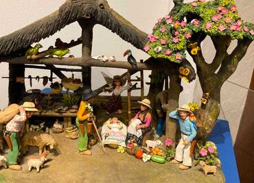 Santiago Acatlán, la cuna de los nacimientos artesanales en Puebla