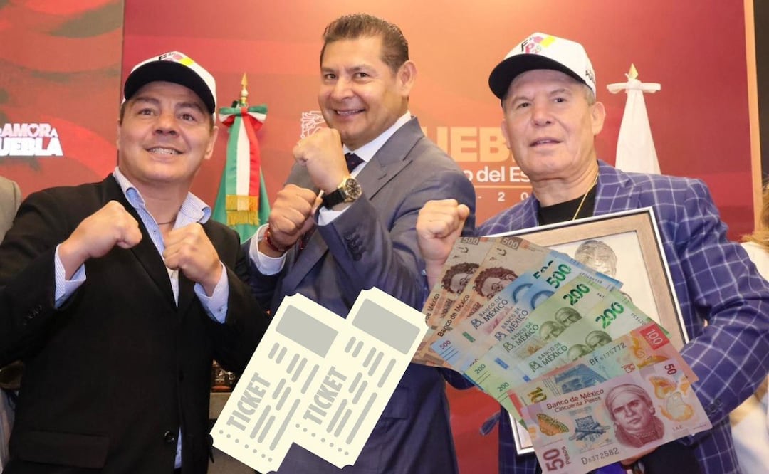 Aficionados podrán ver a Julio César Chávez y “El Travieso” Arce en una pelea de exhibición en Puebla | Foto: Gobierno del Estado/Canva