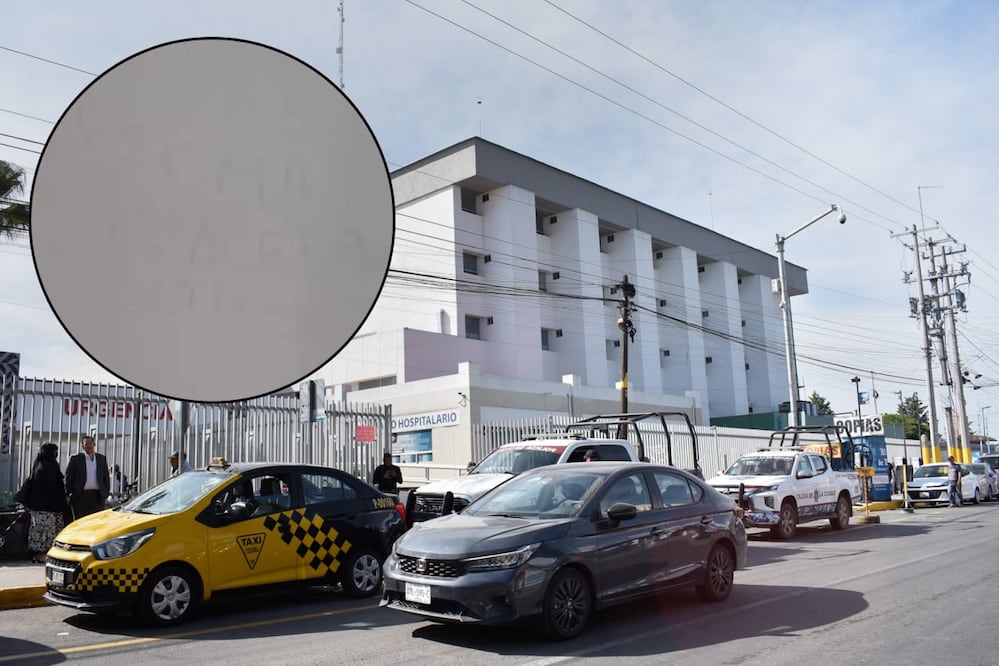 Mensaje alarmante fue localizado en sanitarios del Hospital del Sur | Foto: EsImagen / Especial