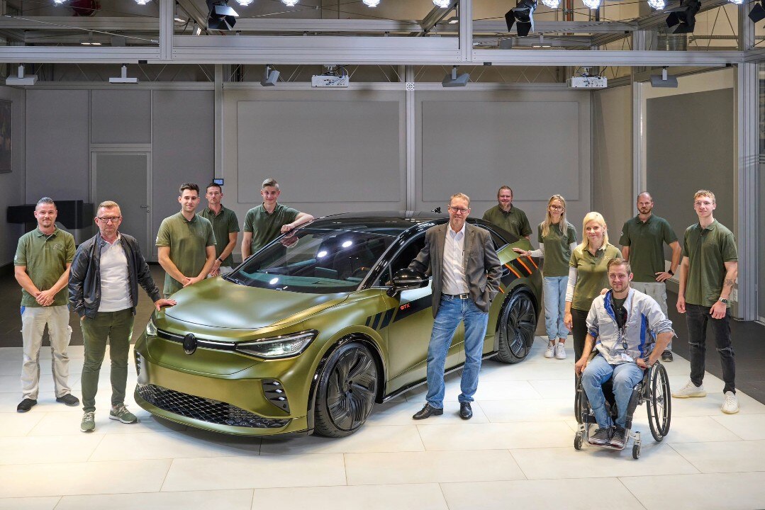 Aprendices de Volkswagen crean un prototipo eléctrico con acabados de Lamborghini