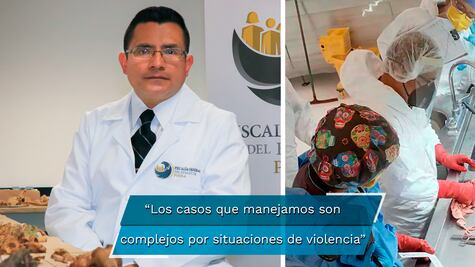 Julio César ayuda a las personas después de la muerte como médico forense