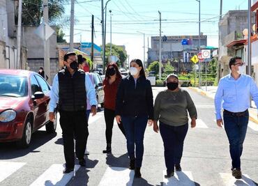 Entregan tres calles al sur de la capital