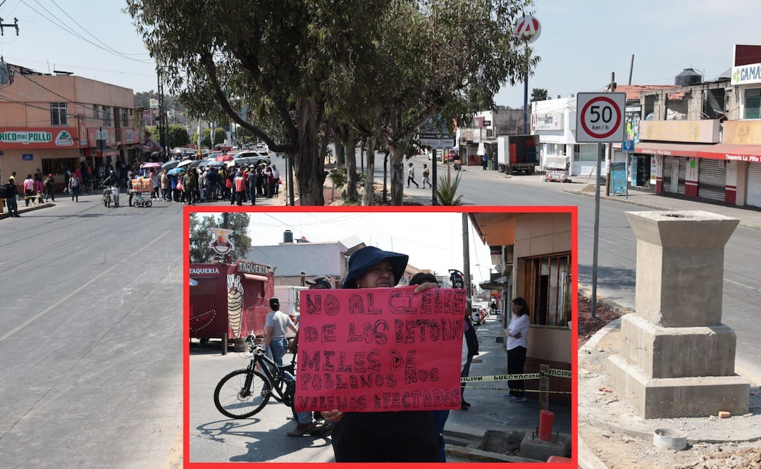 Vecinos de colonias aledañas bloquearon la Calzada Ignacio Zaragoza para manifestarse | Foto: EsImagen