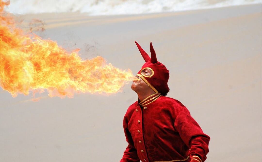¡Ay el diablo! El 24 de agosto hay una creencia popular sobre que esta entidad escapa del infierno | Foto: Agencia Es Imagen para El Universal Puebla