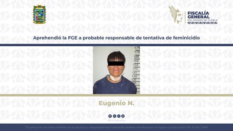 Aprehendió la FGE a probable responsable de tentativa de feminicidio