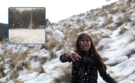 Así ocurrió la histórica nevada en la ciudad de Puebla